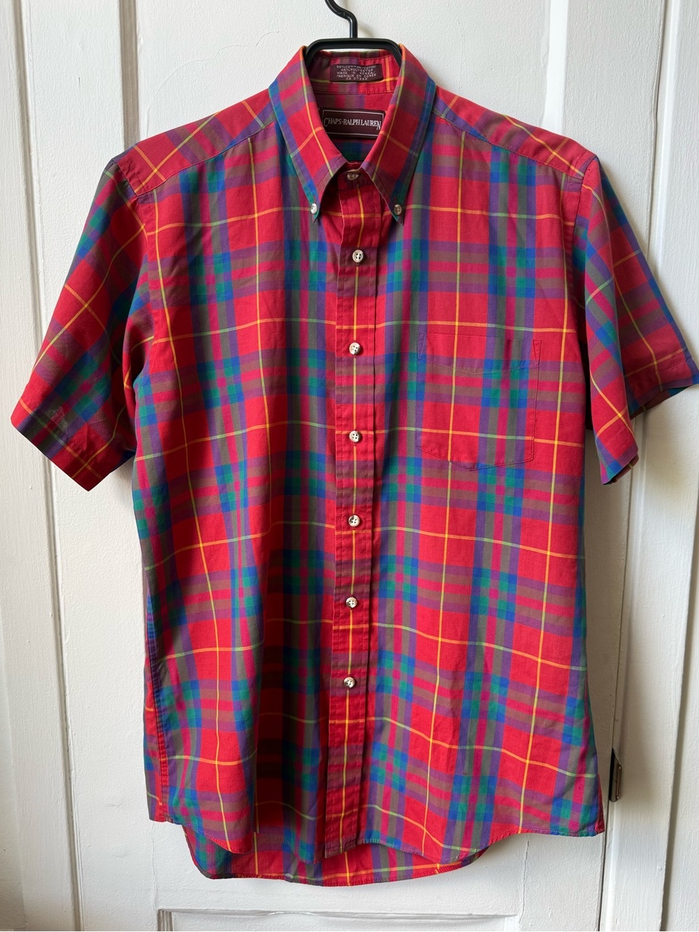 Vintage 90s Chaps Ralph Lauren size medium 55%cotton, 45% polyester